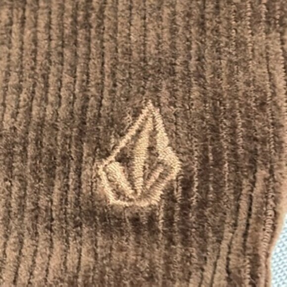 VOLCOM 1991 STONED LOW RISE BROWN CORDUROY PANTS NWT SZ 24 - Picture 5 of 6